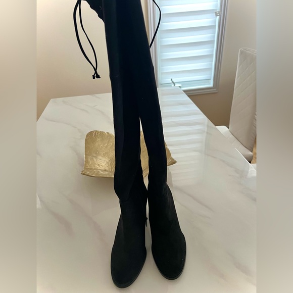 🆕Vince Camuto Black Over-the-Knee faux suede Women's Boots - Picture 2 of 8
